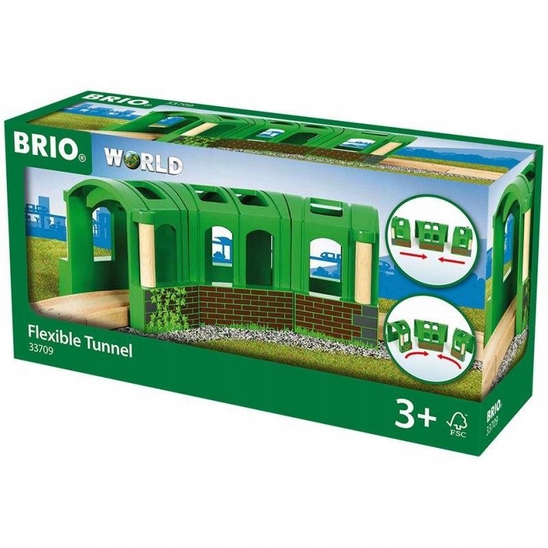 Sada Brio Vláčkodráha pro děti Flexibilní tunel