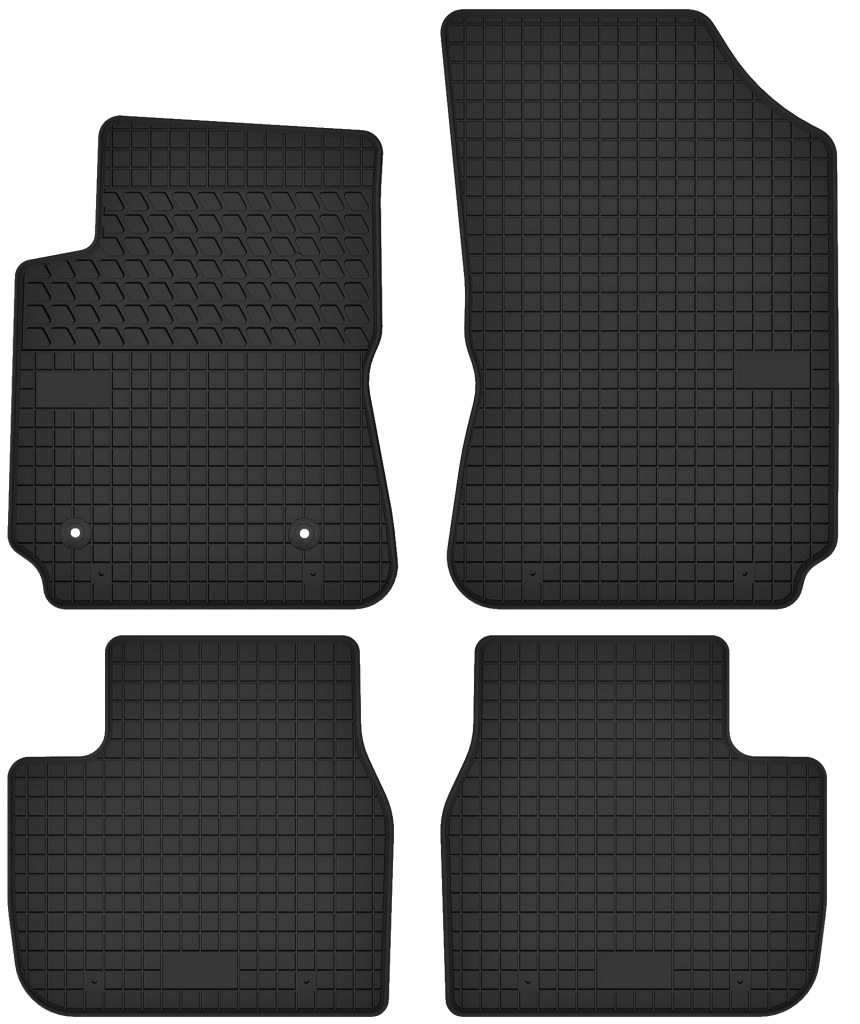 Gumové koberce pro Citroen C4 Cactus (od roku 2014) Dedikovaný Komplet