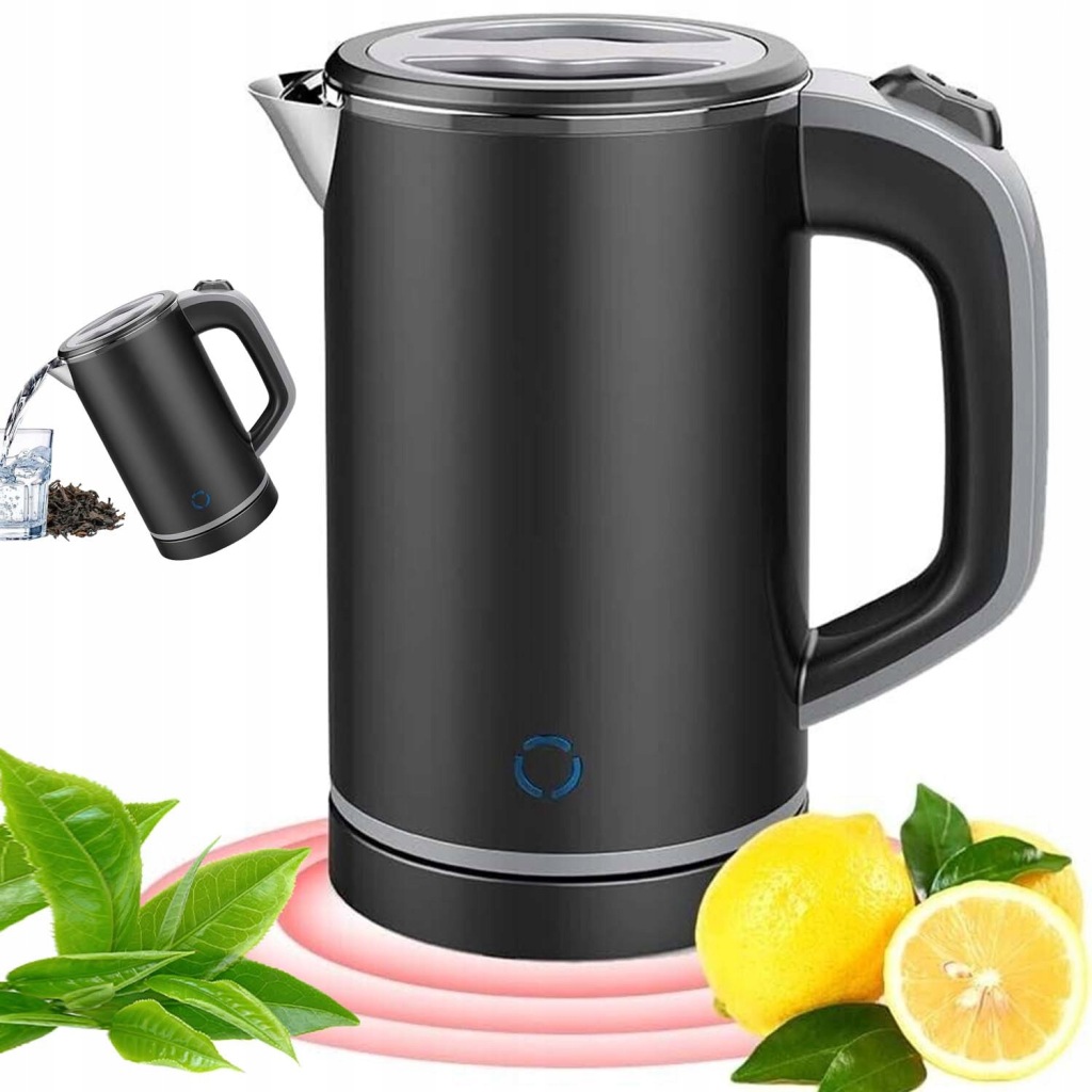 Elektrická turistická cestovní konvice Tichá 600 W 800 ml Rychlé vaření