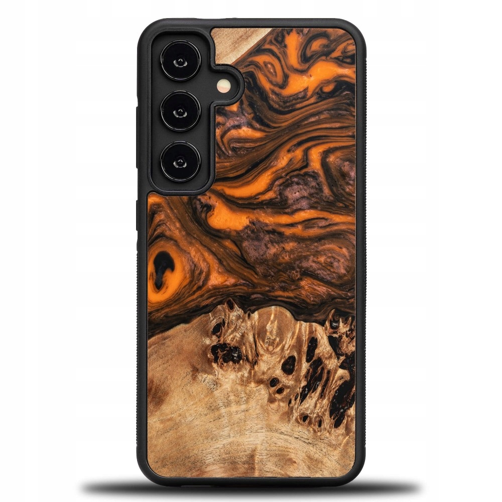 Pouzdro Bewood Unikátní pro Samsung Galaxy S24 oranžové