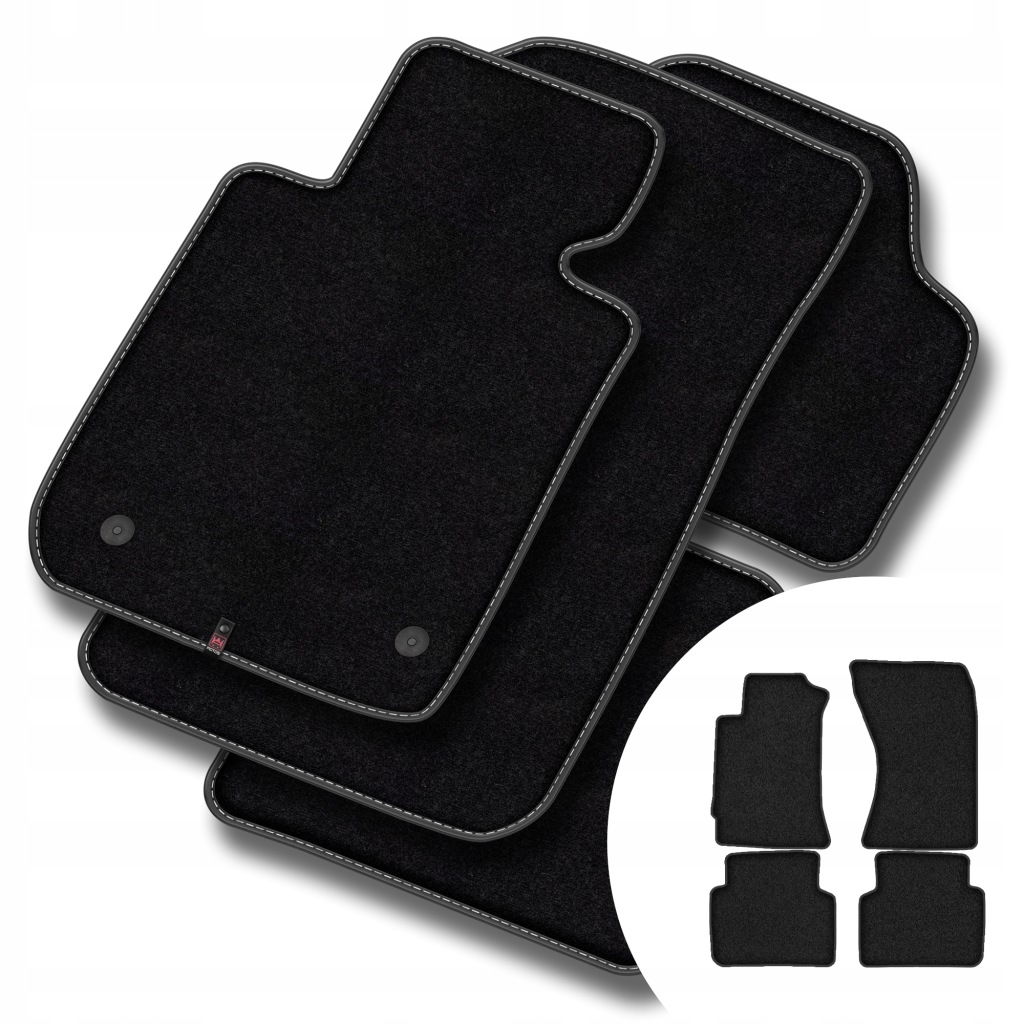 Velurové koberce Premium pro Subaru Forester II Sg 2002-2008