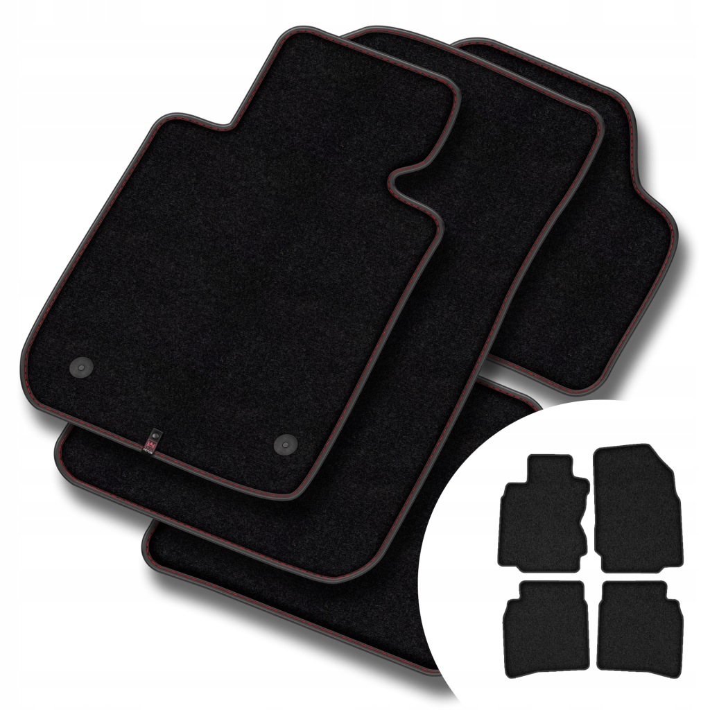Velurové koberce Premium pro Nissan Note I E11 2006-2013