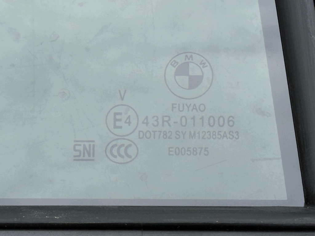 BMW 3 G20 M3 G80 Szyba Tylna Prawa Trójkąt SSG FUYAO Nowa OE 7425088 — zdjęcie 4