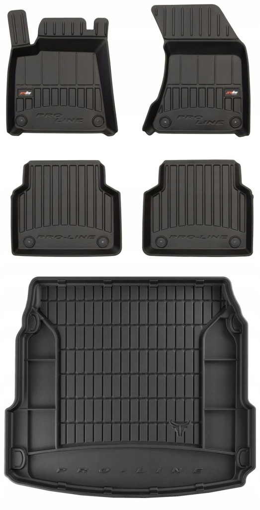 Set 3D Koberce a rohož do kufru Audi A8 D4 sedan 2009-2017