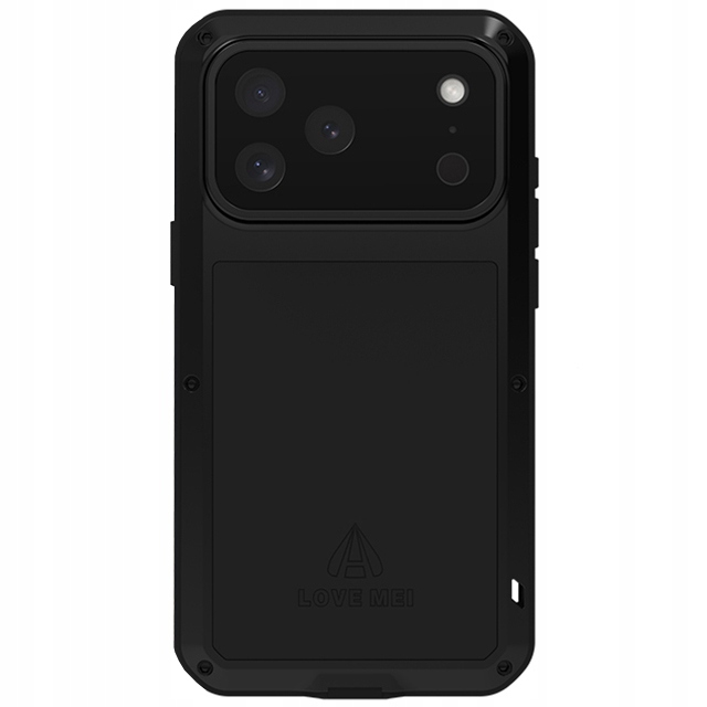 Pouzdro Love Mei se sklem pro iPhone 17 Pro Max, obal zadní kryt kryty