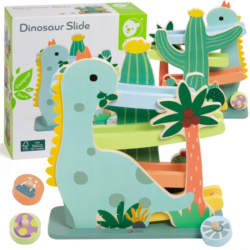 Skluzavka autíček a dinosaurů v vzdělávacím setu Classic World