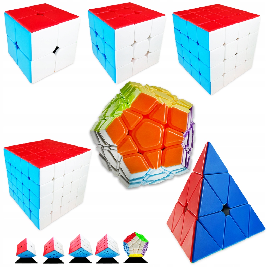 Sada Kostek 2x2 3x3 4x4 5x5 Pyramida Megaminx Originální