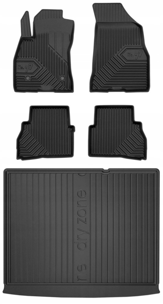 Set 77 Koberce a rohože Fiat Doblo 2 2010-2020
