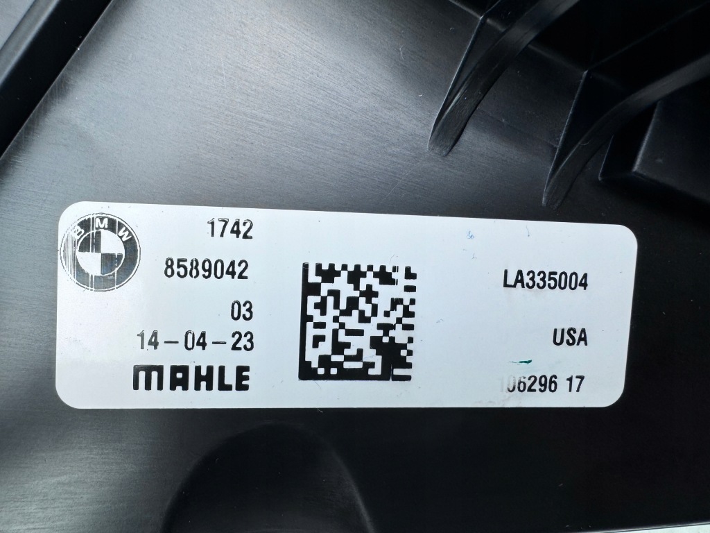 Bmw X5 G05 X6 G06 Wentylator 600W Obudowa Wentylatora OE 8589042 Nowy — zdjęcie 4