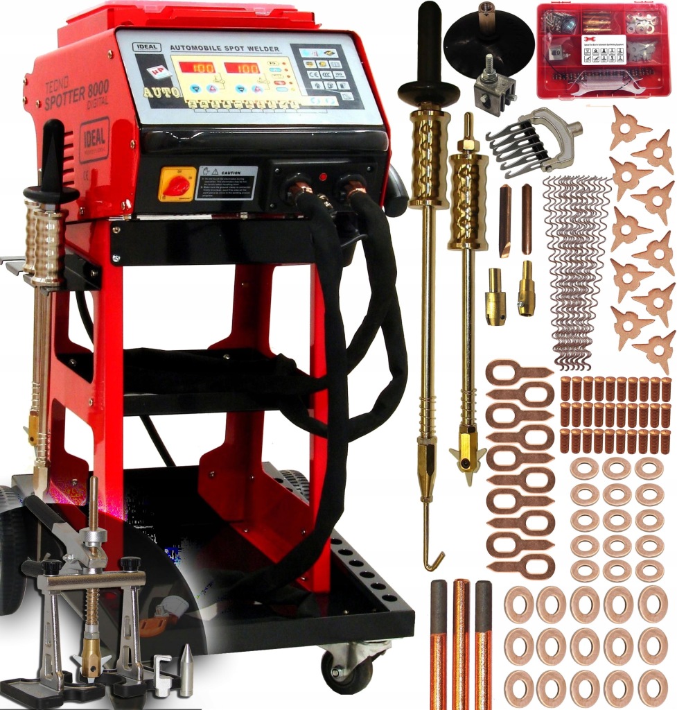 Svářečka Ideal Tecno Spotter 8000 Digital 400V Quick Puller Příslušenství