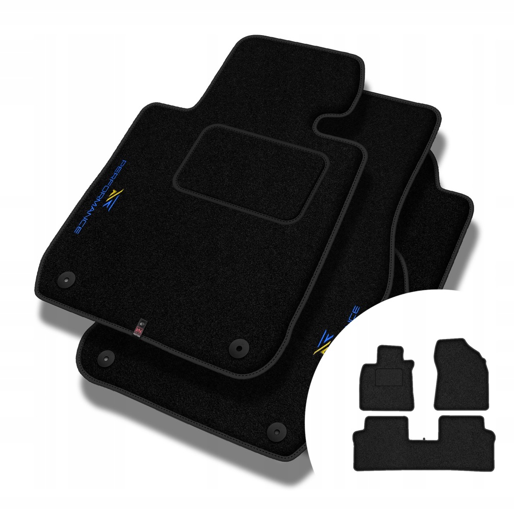 Velurové koberce Performance pro Toyota Avensis III 2012-2019