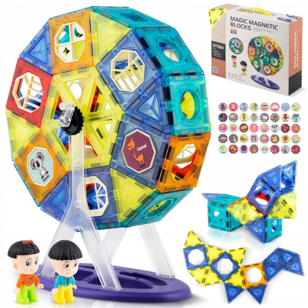Magnetické Stavebnice s karuselem RK-769 Ricokids Ricokids