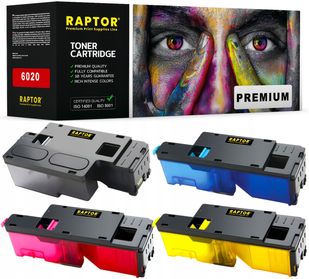 4x Toner Pro Xerox Phaser 6020 6022 WorkCentre 6025