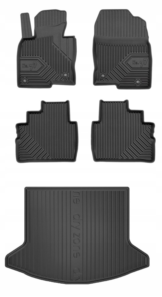 Set 77 Gumové koberce a rohože Mazda CX-5 2 od 2017- d