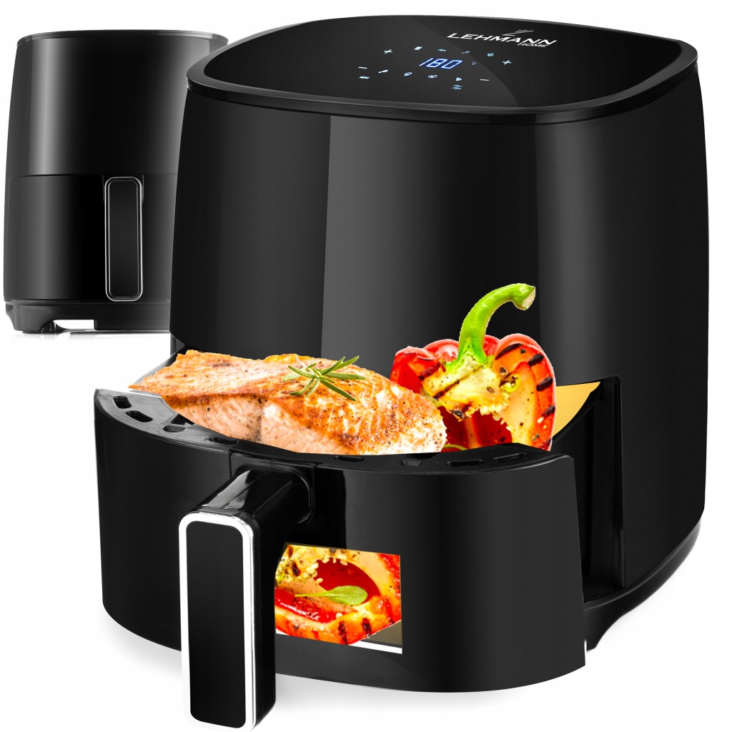 Fritéza Horkovzdušná Bez Oleje Airfryer Grilování Velká S Nepřilnavým Povrchem 4L Led