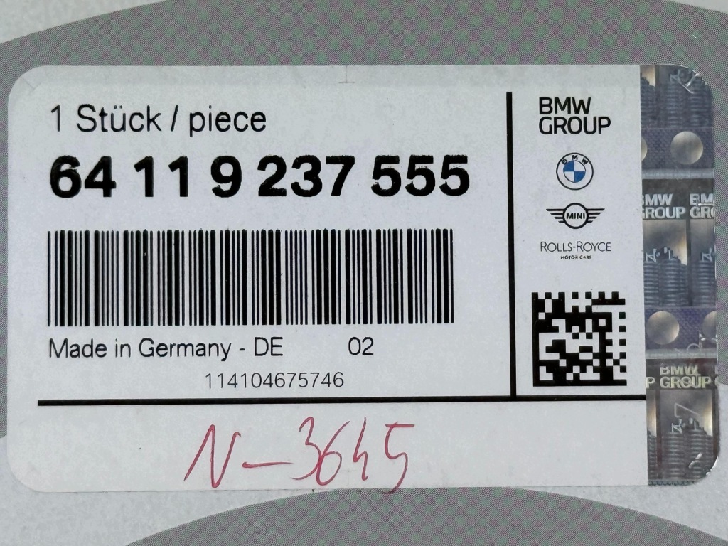 BMW F20 F30 F36 Zestaw Przeglądowy Filtr Kabinowy i Oleju Nowy OE 2468445 — zdjęcie 4
