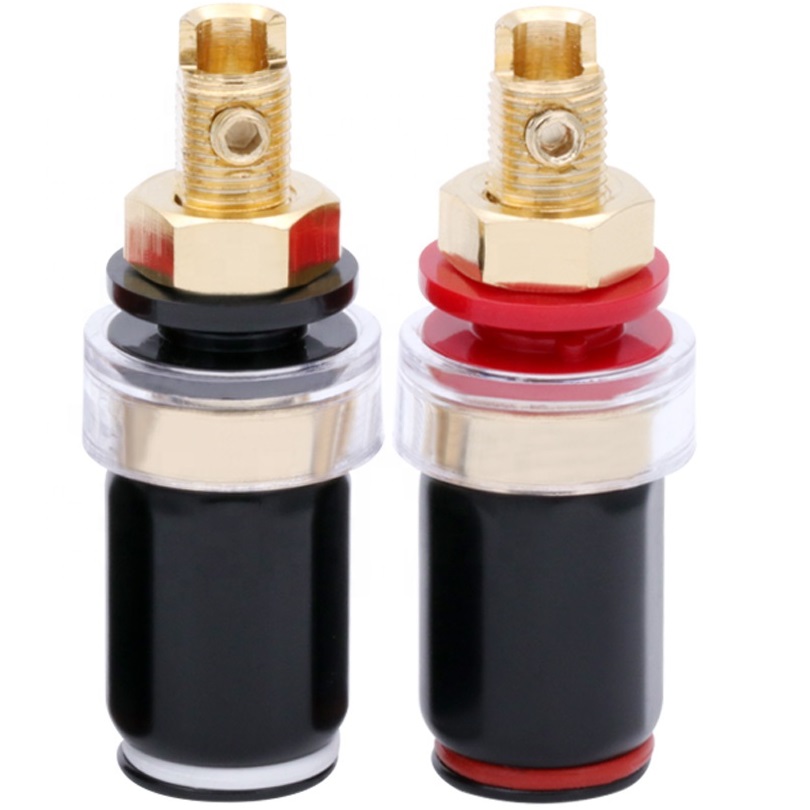 Měděná Reproduktorová Zásuvka Nakamichi 50 mm 2ks