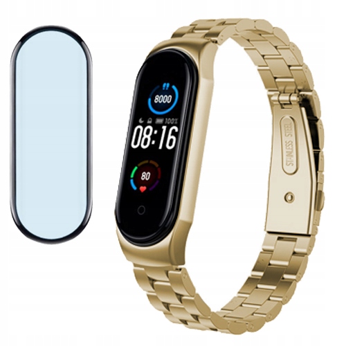 Kovová Čelenka Sklo pro Xiaomi MI Band 5 Barvy