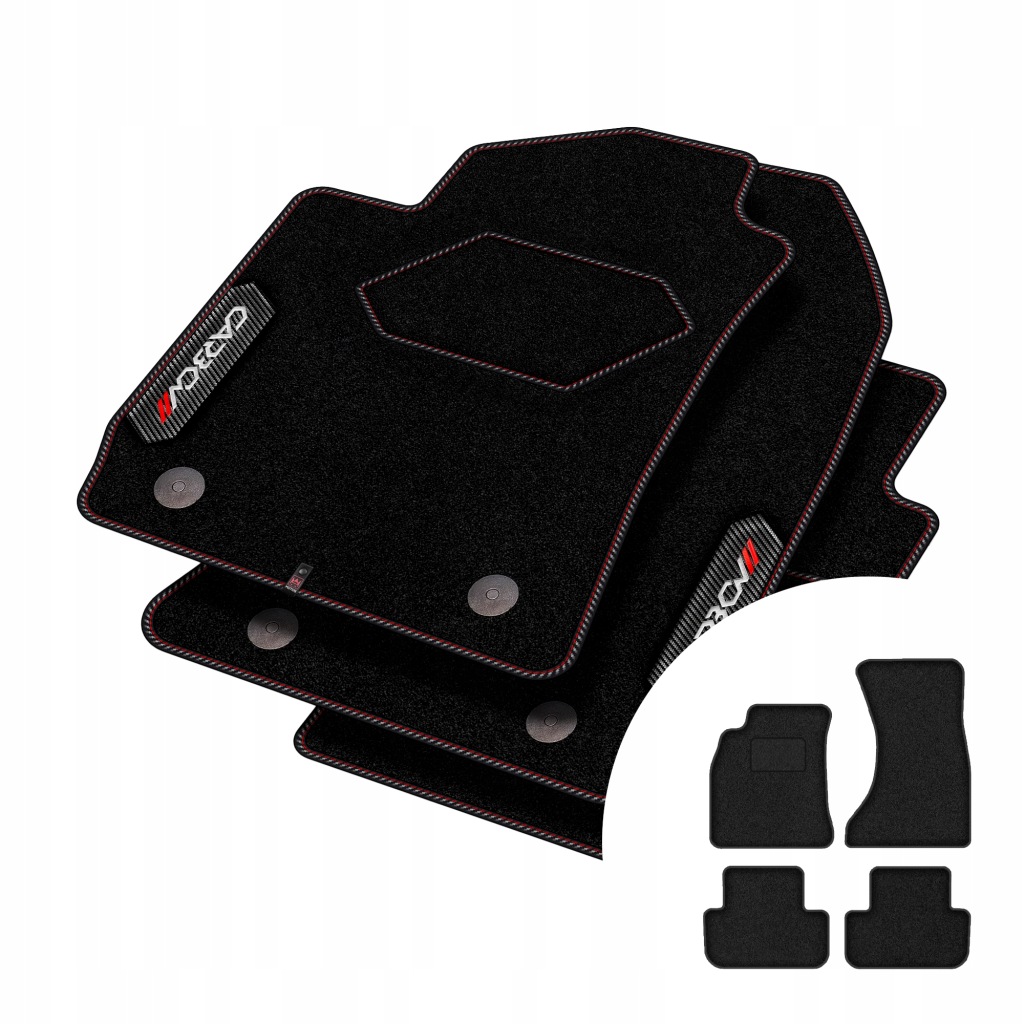 Koberce Carbon pro Audi A4 B8 2008-2015