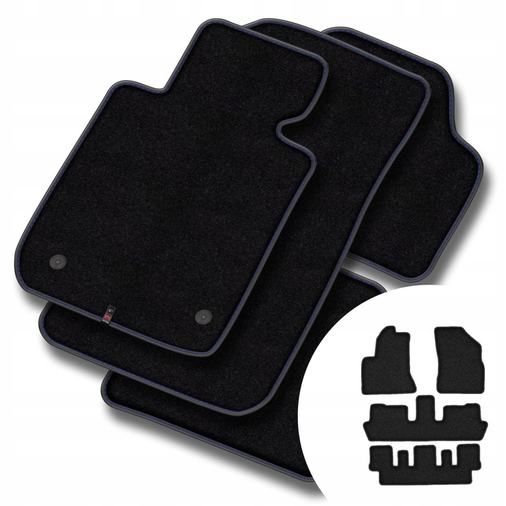 Velurové koberce Premium pro Citroen C4 Grand Picasso I 2006-2012