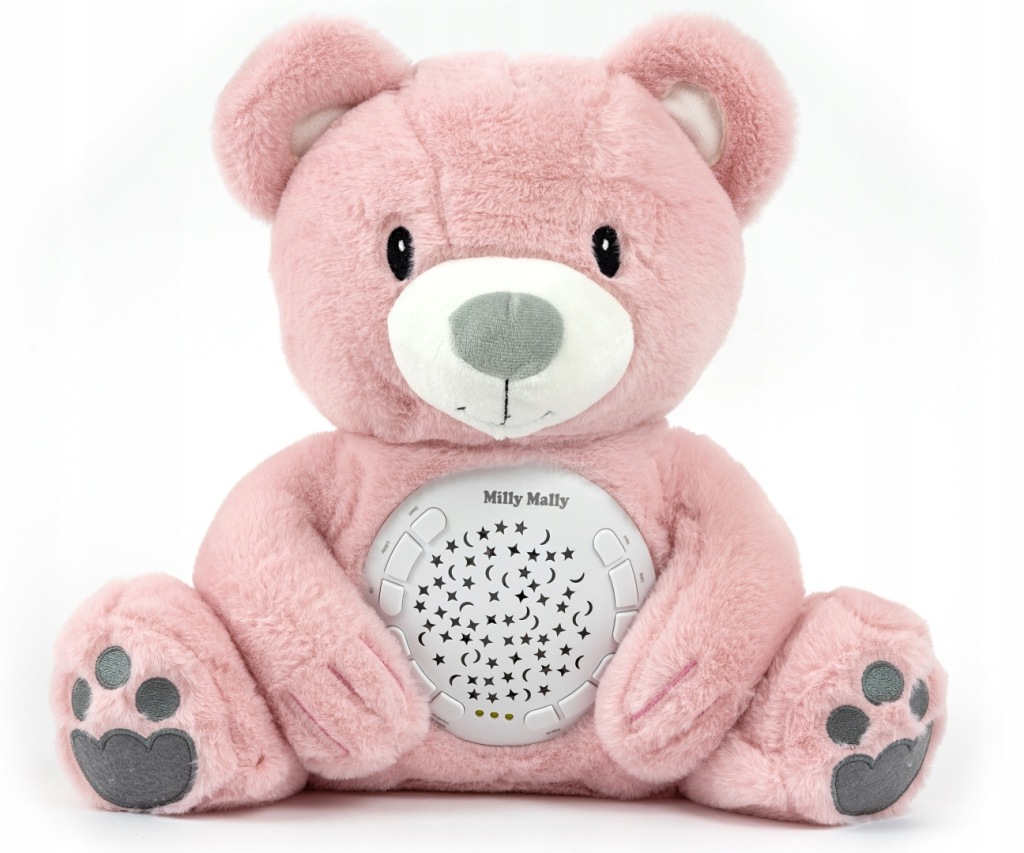 Medvídek s projektorem uspávač pro děti plyšák Milly Bear Milly Mally