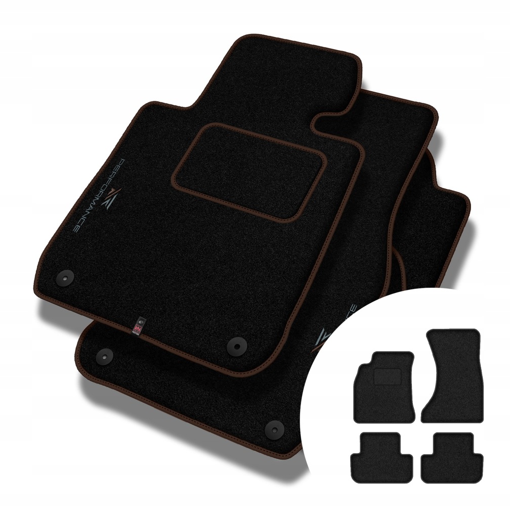 Velurové koberce Performance pro Audi A4 B8 2008-2015