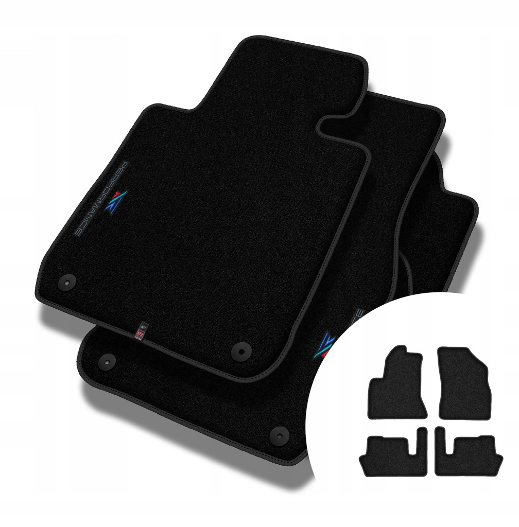 Velurové koberce Performance Premium pro Citroen C4 Picasso I 2006-2012