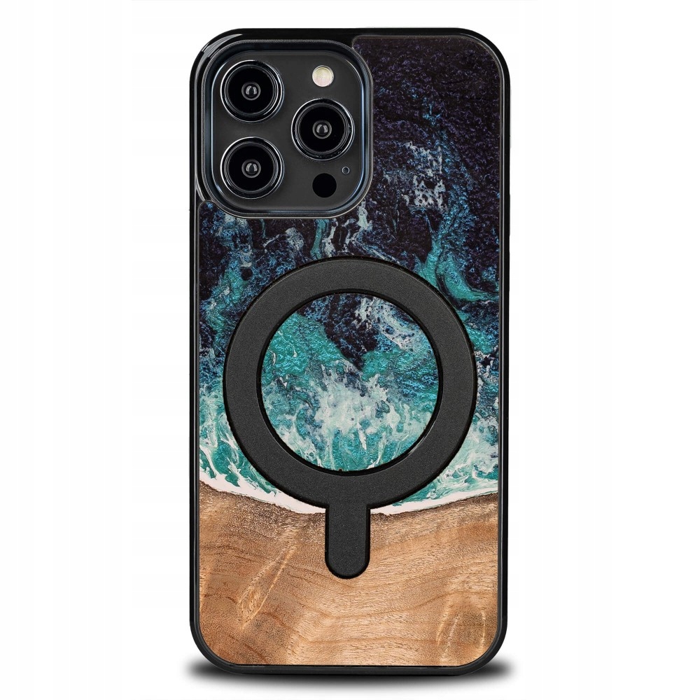 Pouzdro Bewood Unikátní pro iPhone 14 Pro Max – Ostrov snů s MagSafe