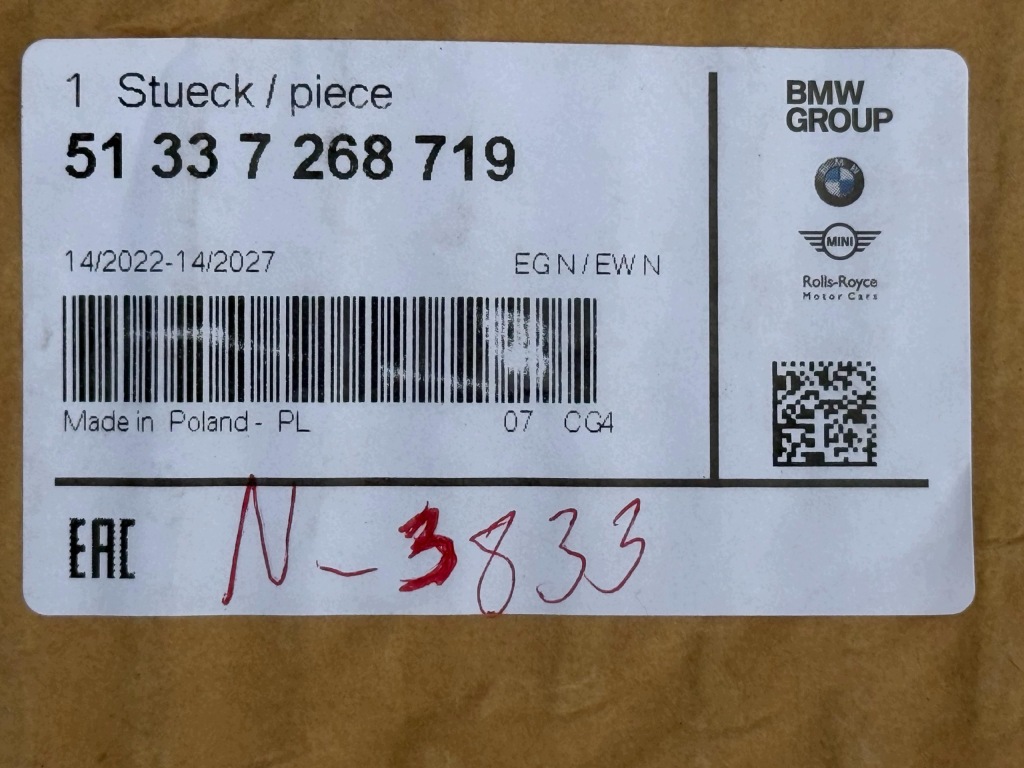 BMW 1 F21 2 F22 M2 F87 Szyba Przednia Lewa Nowa FUYAO OE 7268719 — zdjęcie 5