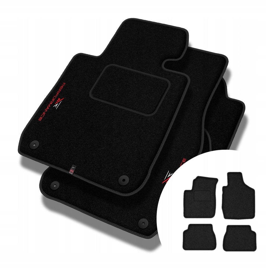 Velurové koberce Performance pro Kia Rio I 2000-2005