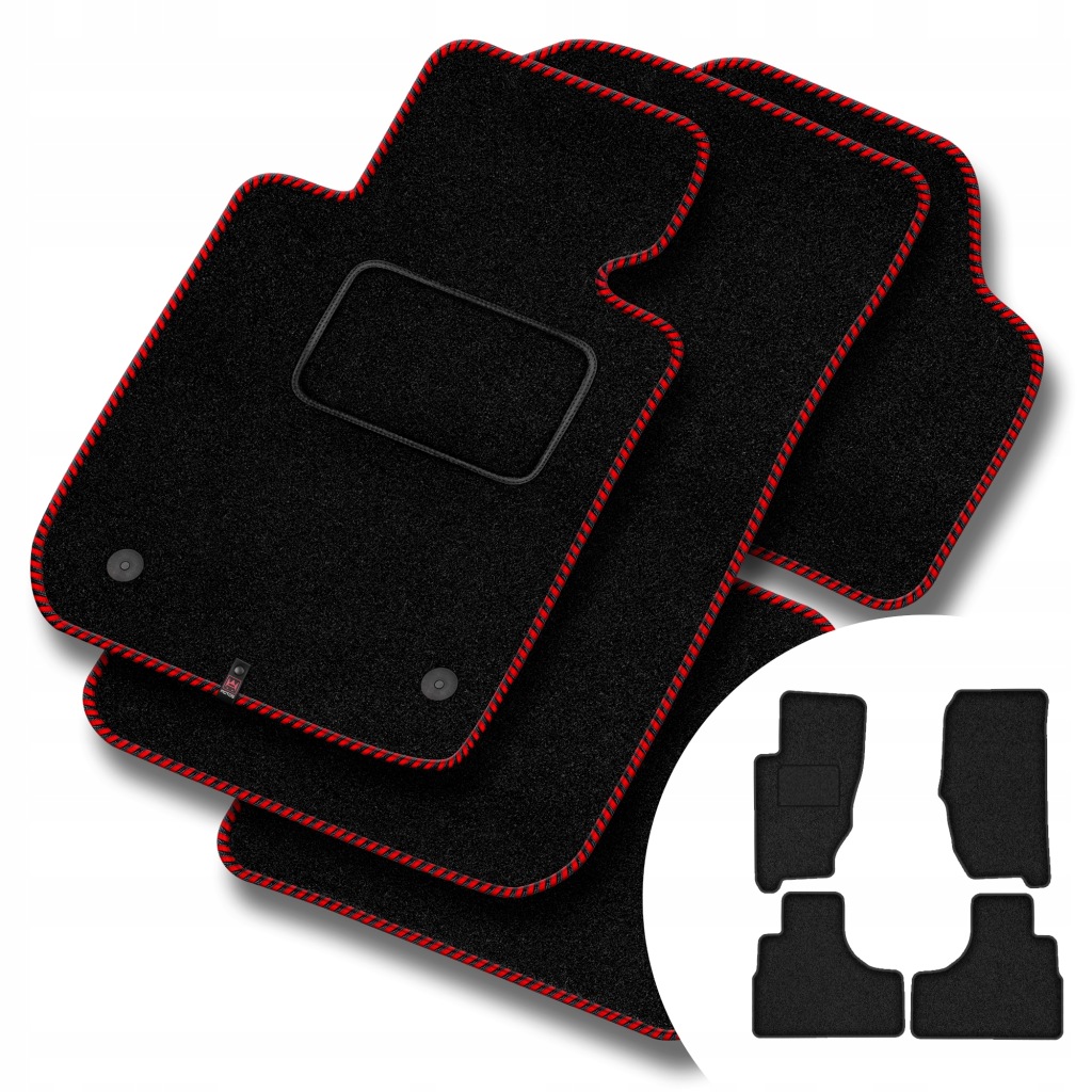 Velurové koberce Streak pro Jeep Cherokee III (kj) 2001-2007