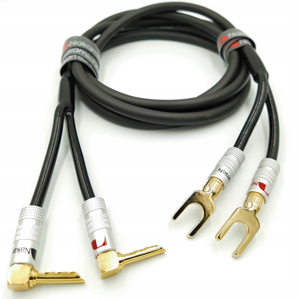 Reproduktorový Kabel Nakamichi 2x2,5 vidlice Bfa 5 m