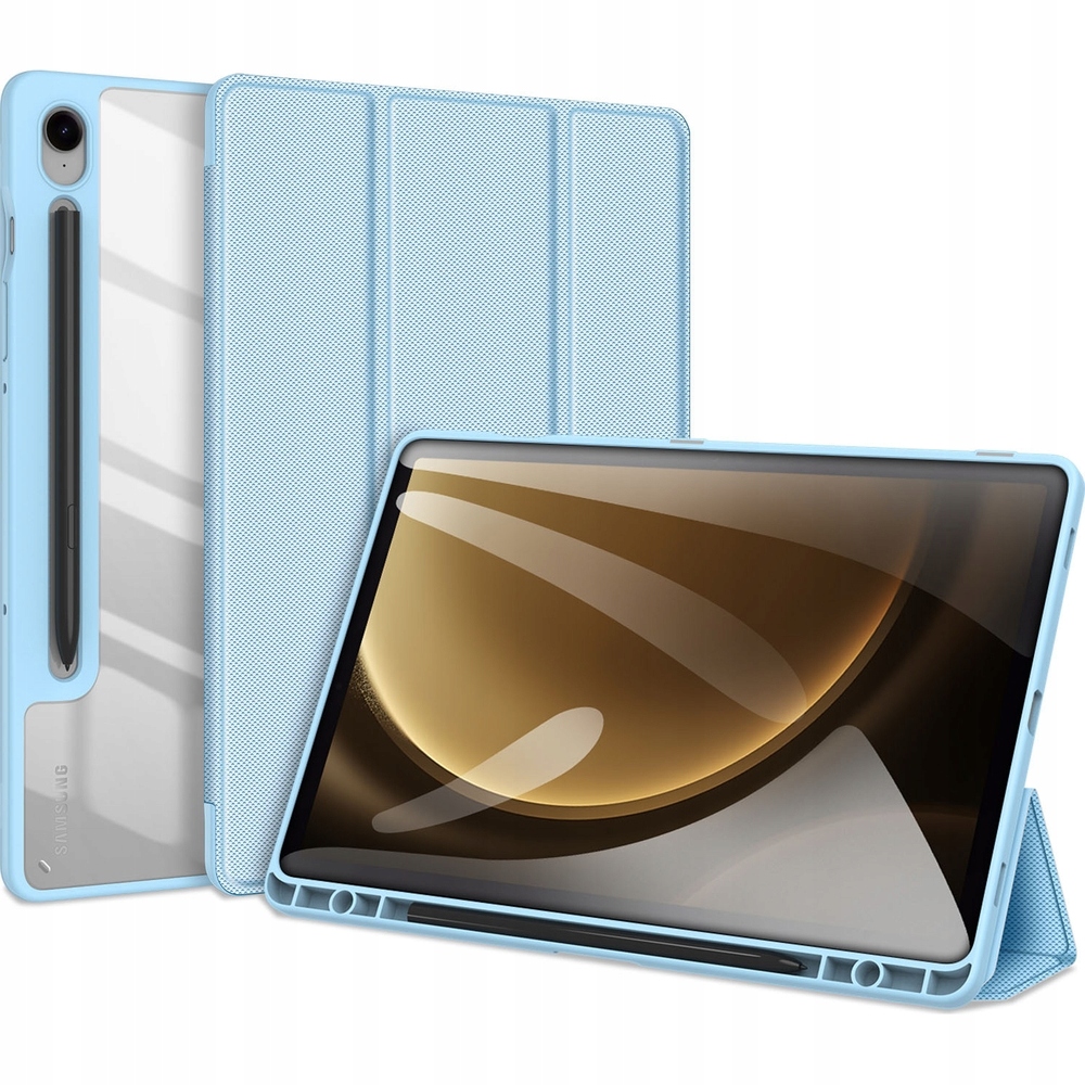 Pouzdro Dux Ducis pro Galaxy Tab S10 FE/S9 FE/S9, s klopou, eko kůže