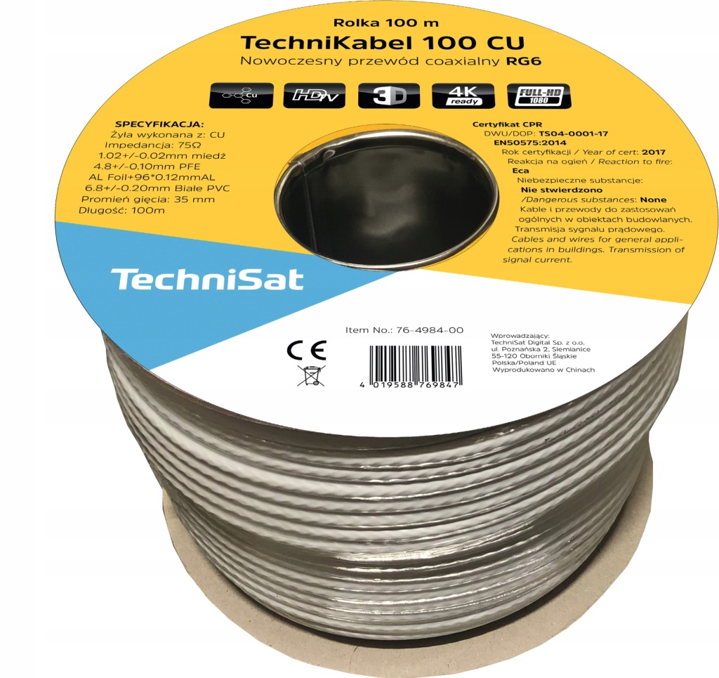 Technikabel 100 Cu