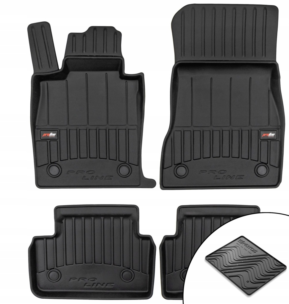 3D gumové koberce Land Rover Range Rover Sport III od roku 2022 rohož bonus