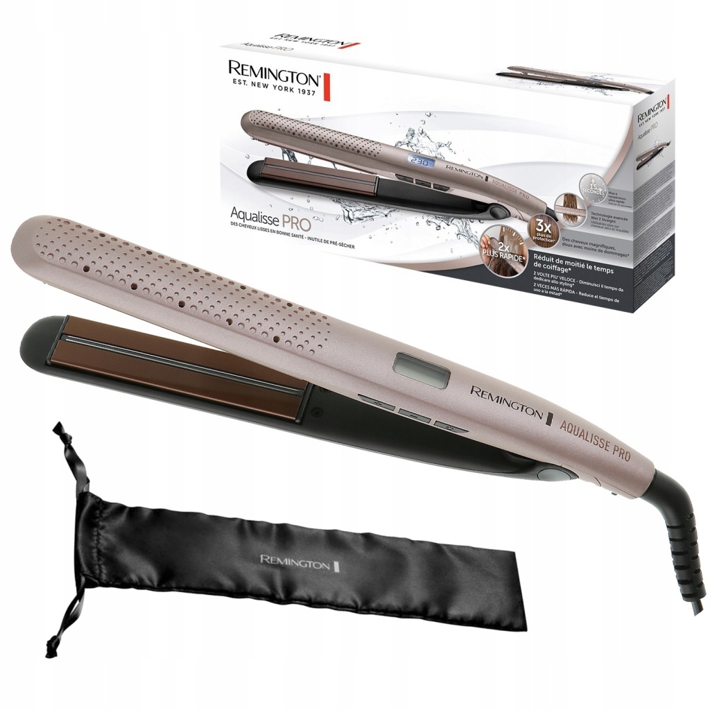 Žehlička Na Vlasy Remington Wet2Straight Pro S7970 Mokré žehlení Keramika