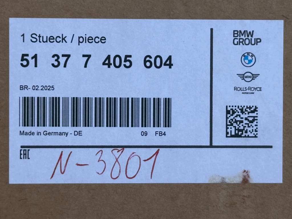 BMW 1 F48 F48 Lci Szyba Tylna Prawa Trójkąt FUYAO Nowa OE 7405604 — zdjęcie 5