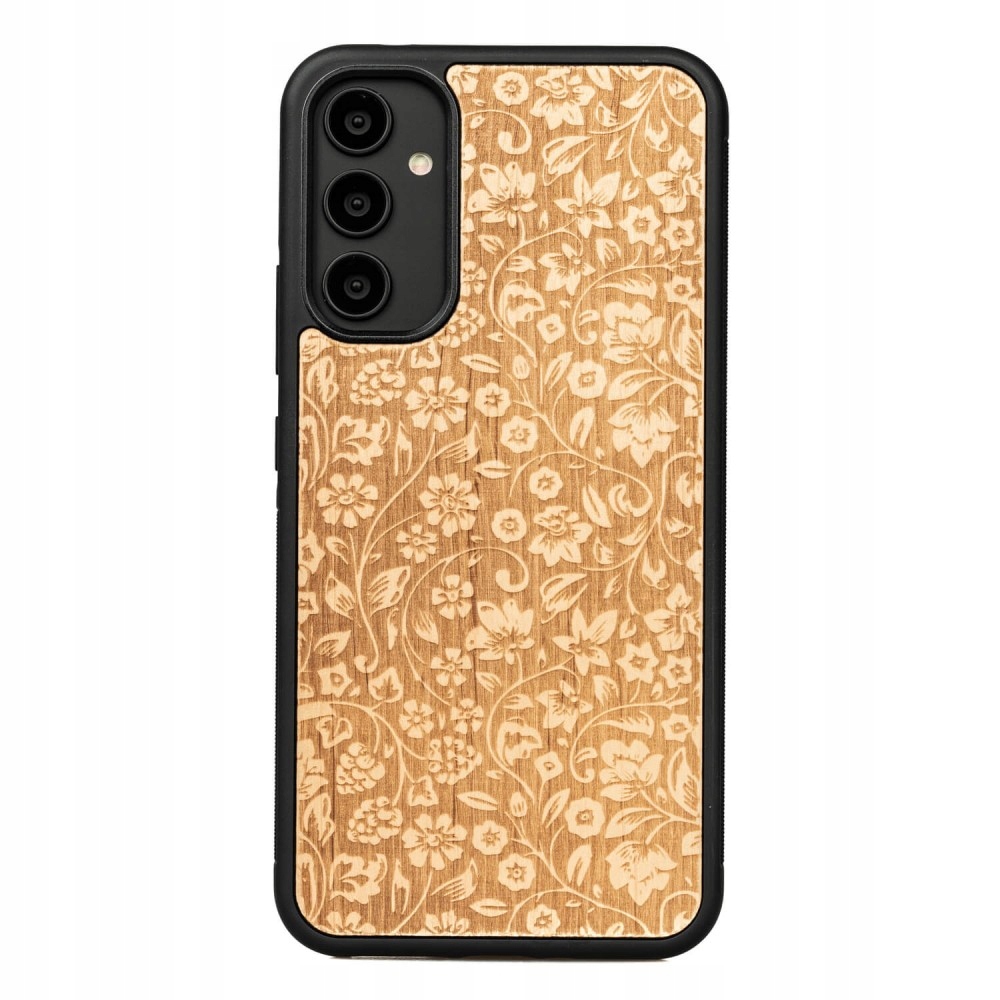 Dřevěné Pouzdro Bewood pro Samsung Galaxy A54 5G Polní Květiny Aniegre