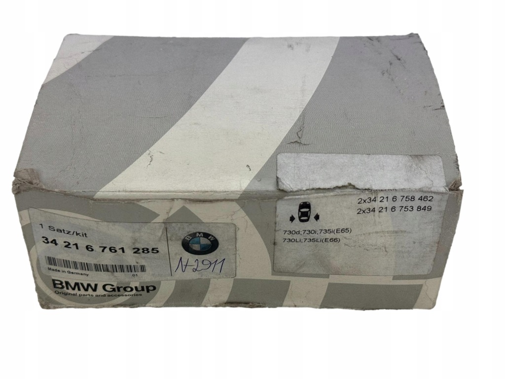 Bmw 7 E65 E66 Klocki Hamulcowe Tylnie Tył Nowe OE 6761285 — zdjęcie 6