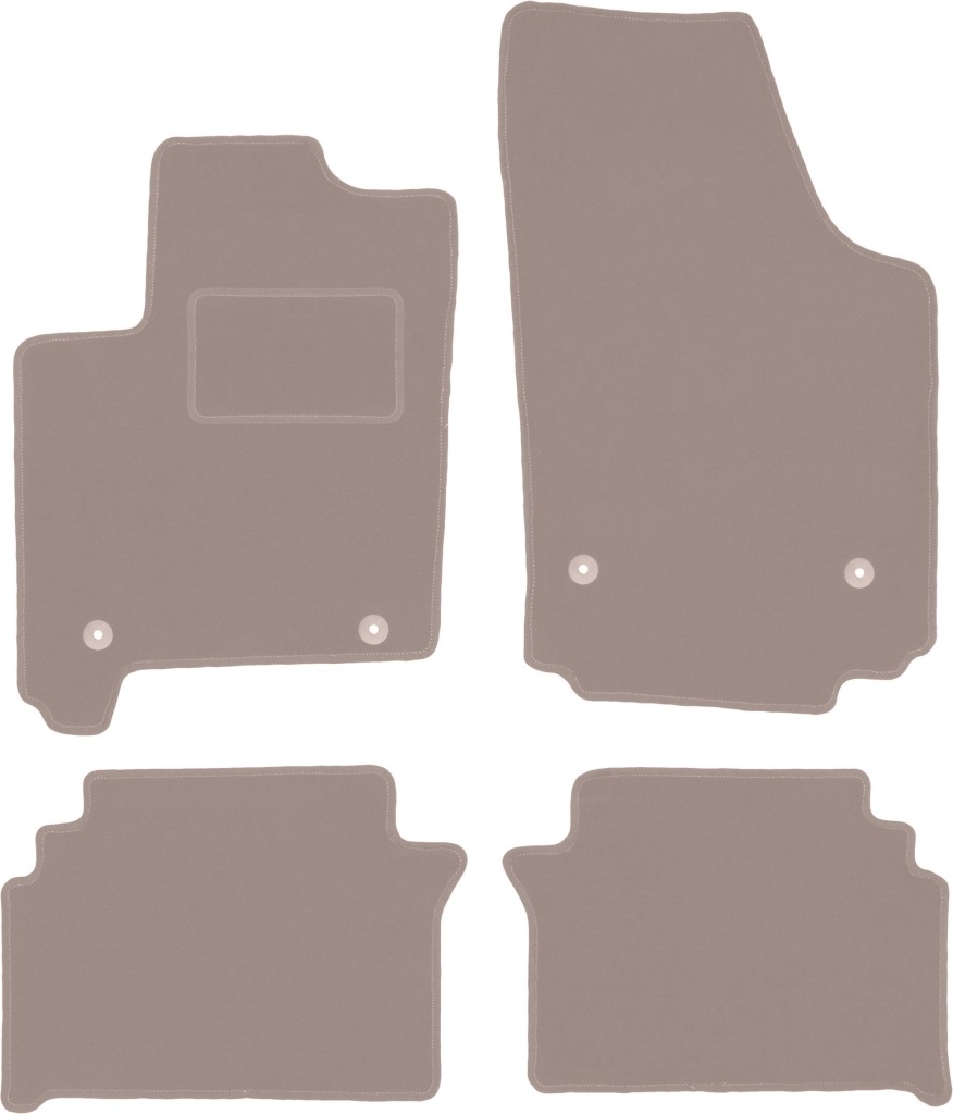 Autokoberce velurové: Opel Meriva A minivan (2002-2010)