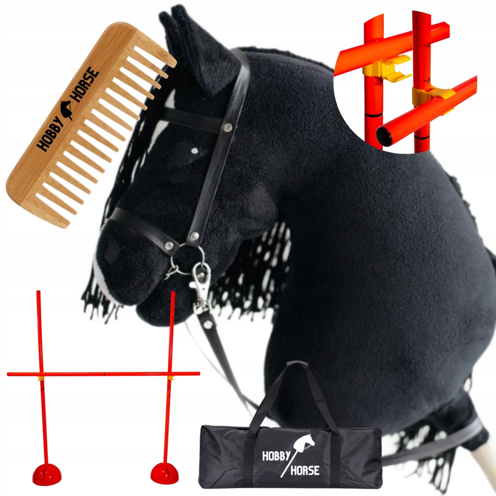 Sada Hobby Horse Kůň Na Tyči A4 Překážka Pro Skokany 120 CM