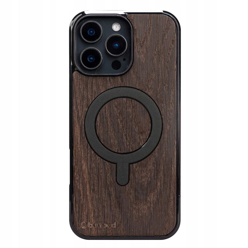 Dřevěné Pouzdro Bewood pro iPhone 16 Pro Max Dub Uzený s MagSafe