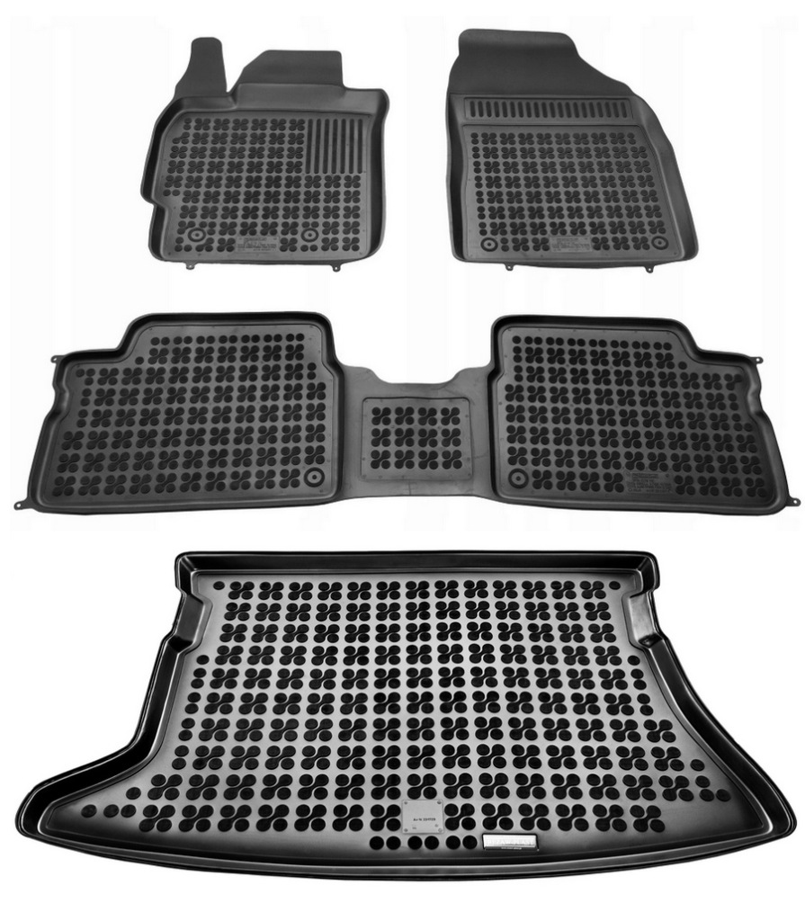 Toyota Auris 06-12 Gumové koberce Rohož do kufru