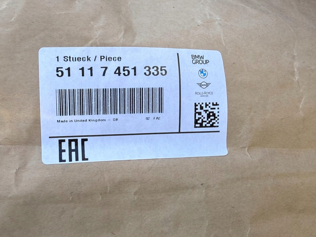 Mini F54 F54 Lci Zderzak Przód Przedni Pakiet Aero OE 51117451335 7451335 — zdjęcie 7