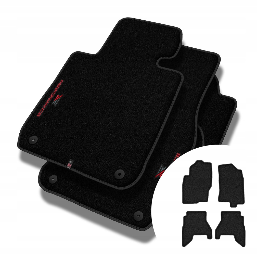 Velurové koberce Performance pro Nissan Pathfinder III R51 2010-2014 po lif