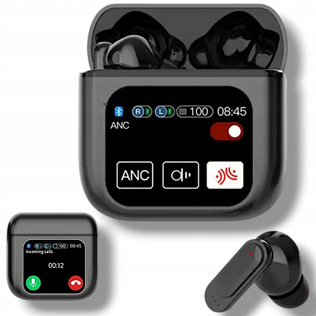 Bezdrátová Sluchátka Do Uší Led Bluetooth Smart Hd Touch Pro Telefon