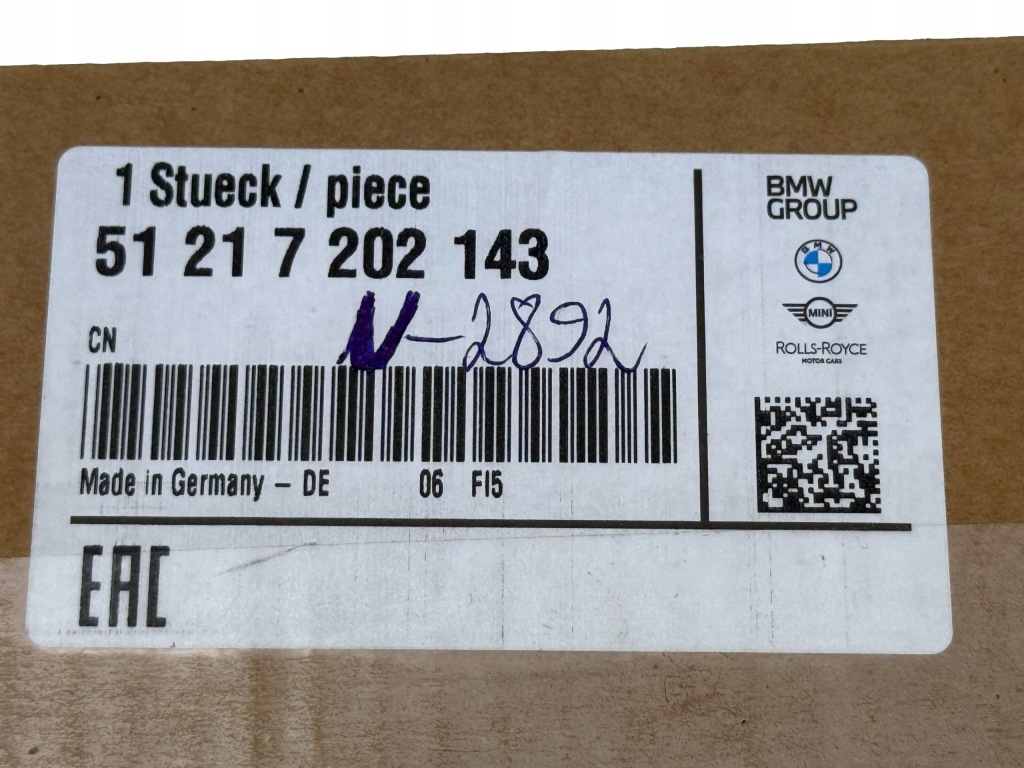 BMW E60 E61 E63 E64 E65 E66 E70 Zamek Drzwi Lewy Przedni Nowy OE 7202143 — zdjęcie 5