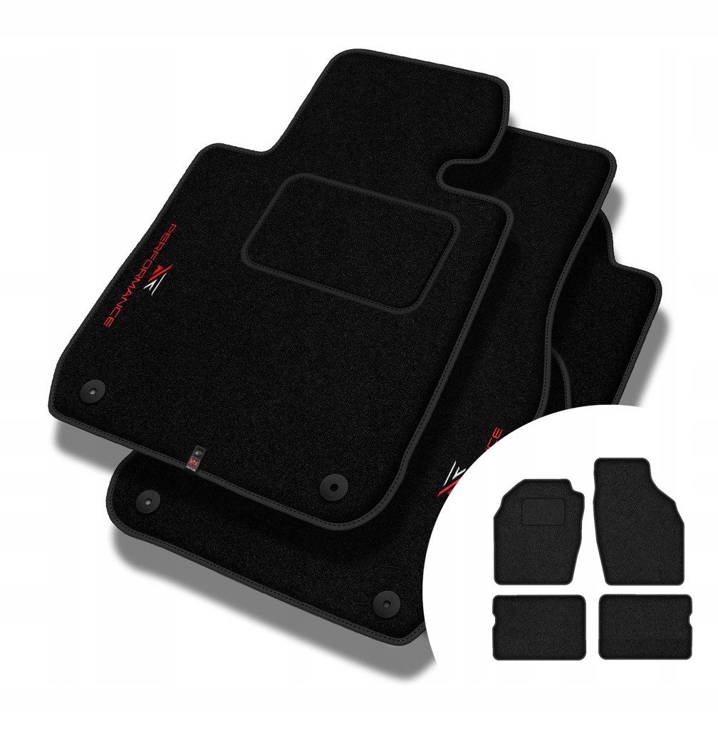 Velurové koberce Performance pro Opel Agila A 2000-2002