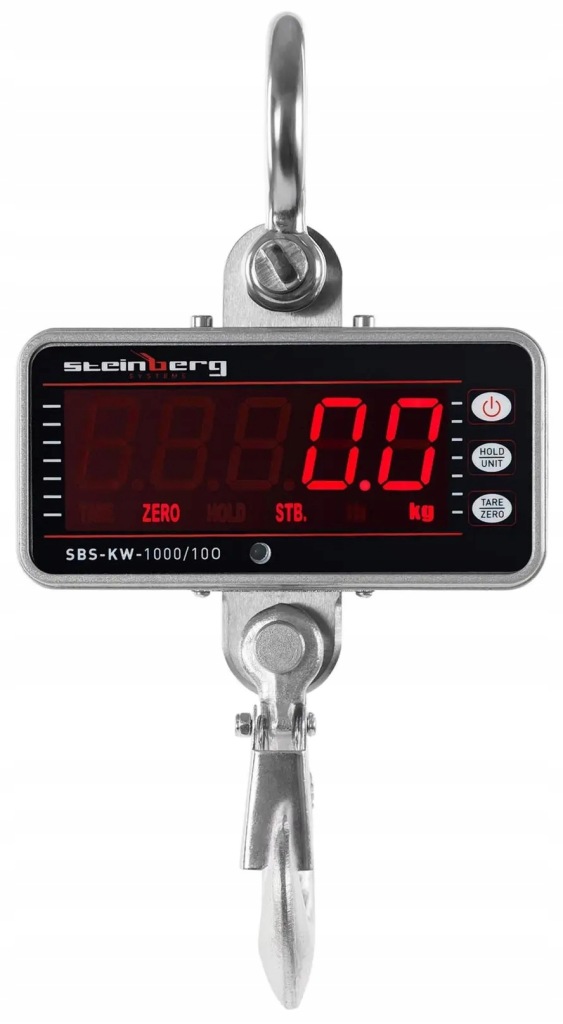 Háková váha 1000 kg/0,5 kg Led digitální dálkové ovládání Steinberg SBS-KW-1000/10O