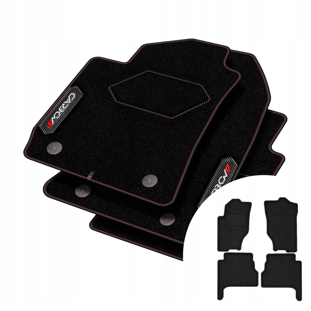 Velurové koberce Carbon pro Kia Sorento I 2002-2009